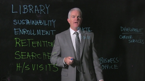 Thumbnail for Jeff Bauer, Dean of UC Clermont College, Lightboard Video, 12/18/2015