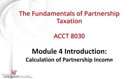 Thumbnail for entry ACCT8030 Module 4 Introduction