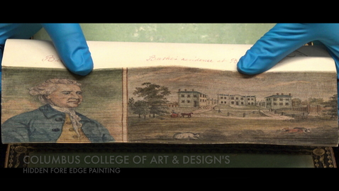 Thumbnail for entry Hidden Fore Edge Painting - Columbus College of Art and Design