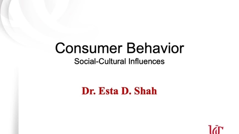 Thumbnail for entry Consumer Behavior 2