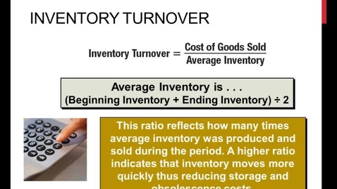 Thumbnail for entry Inventory Ratios