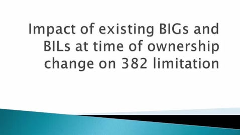 Thumbnail for Impact of Built in Gains and Losses
