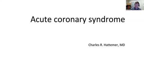 Thumbnail for entry Acute Coronary Syndrome 