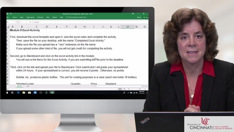 Thumbnail for entry ACCT2082 Module 9 Excel Activity.mp4