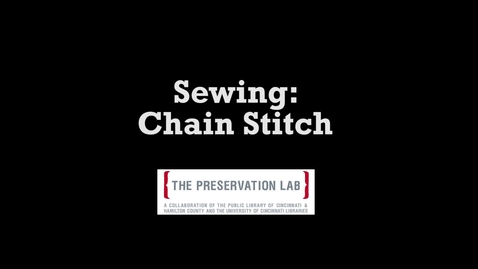 Thumbnail for Sewing: Chain Stitch