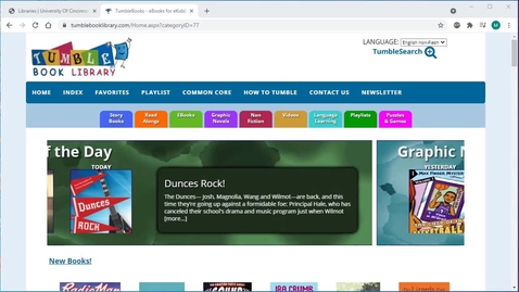 Thumbnail for Getting Started with TumbleBook Library