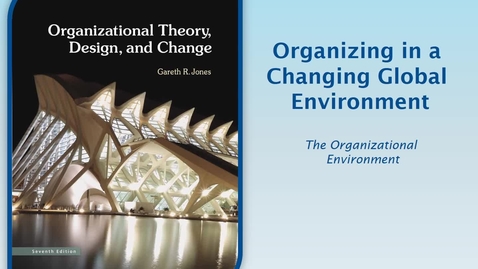 Thumbnail for entry MGMT7000 CH3-1 Organizational Environment