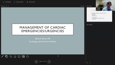 Thumbnail for Review session: Cardiac Emergencies 2024