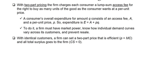 Thumbnail for entry ECON 7020 Two Part Pricing