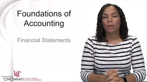 Thumbnail for entry ACCT2081  Foundations of Accounting - Financial Statements.mp4