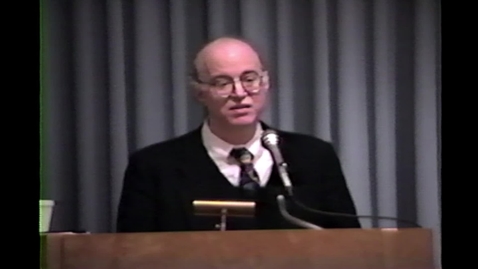 Thumbnail for entry 1989-02-16 Richard Sennett DAAP Lecture Series : Envisioning Alternative Worlds