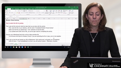Thumbnail for ACCT 2082 Module 3 Excel Activity - Mary Jo