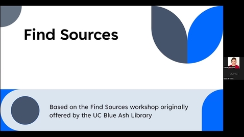 Thumbnail for Find Sources Webinar