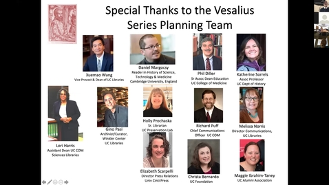 Thumbnail for The Illustrated Human: The Impact of Andreas Vesalius Lecture Series: Lecture  #1 