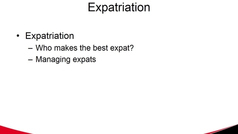 Thumbnail for MGMT 7017 Expatriation