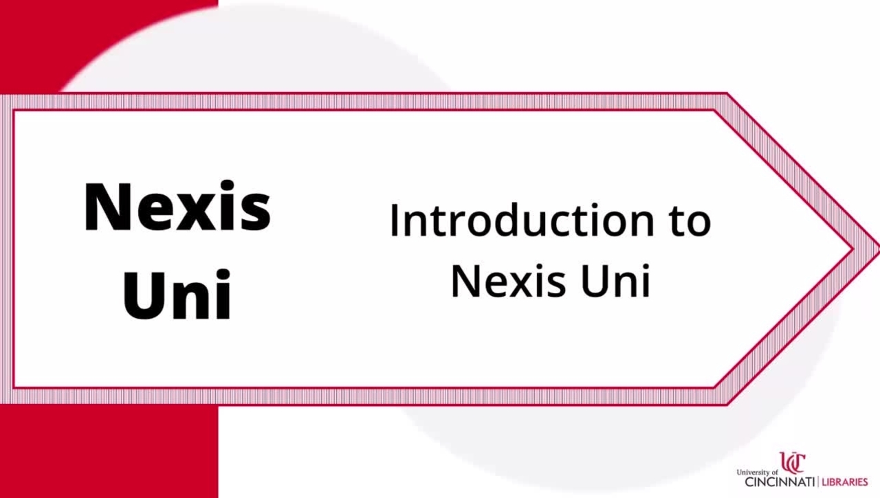 Nexis Uni: Introduction