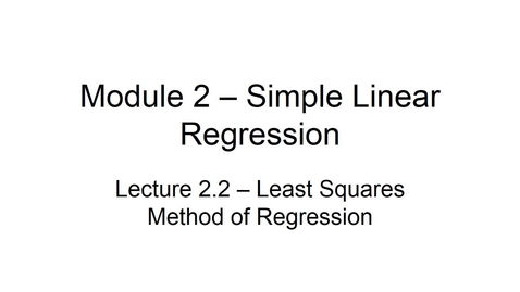 Thumbnail for BANA2082 White L2.2 Least Squares Model