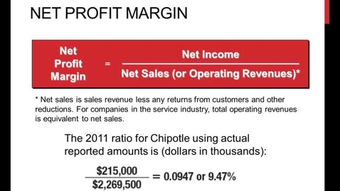 Thumbnail for entry Net Profit Margin R