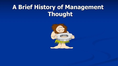 Thumbnail for Mgmt 7014 session 2 Major past perspectives revision narrated 2016.mp4