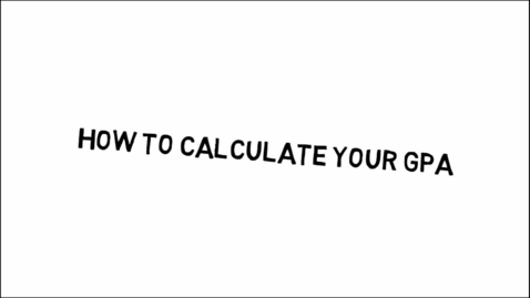 Thumbnail for entry Calculating your GPA with Bob and Professor Sojka