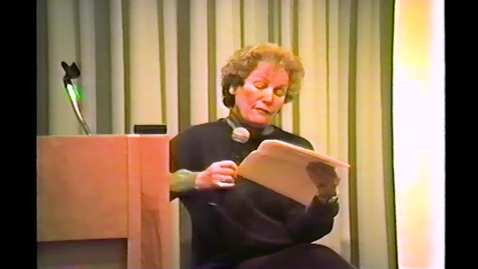 Thumbnail for 1989-11-16  Naomi Lazard DAAP Lecture Series : Envisioning Alternative Worlds