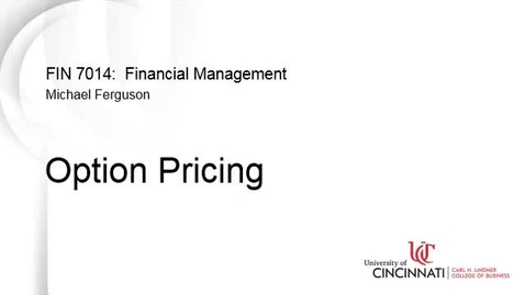 Thumbnail for Option Pricing