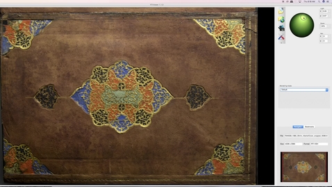 Thumbnail for entry RTI on Katib Khosru wa Shirin (Interior Cover)