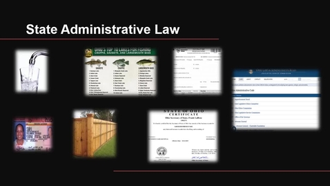 Thumbnail for Researching State Administrative Law