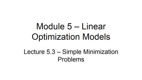 Thumbnail for BANA2082 White L5.3 Simple Minimization Problems