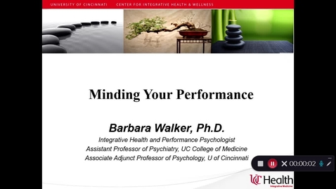 Thumbnail for entry Mindfulness Moment #5: Minding Your Performance