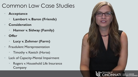 Thumbnail for BLAW2080 - Common Law Contract Cases 2018 Part 1