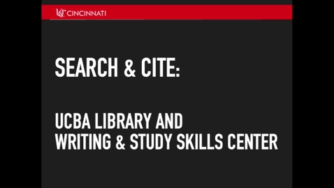 Thumbnail for Search and Cite