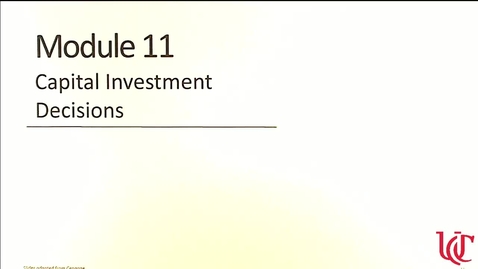 Thumbnail for ACCT2082 Module 11 Echo 360 Review