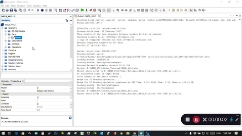 Thumbnail for NACA4412 13 Creating Region and Solver Models