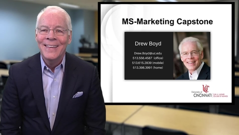 Thumbnail for entry MKTG 7099 Marketing Capstone Introduction - Boyd