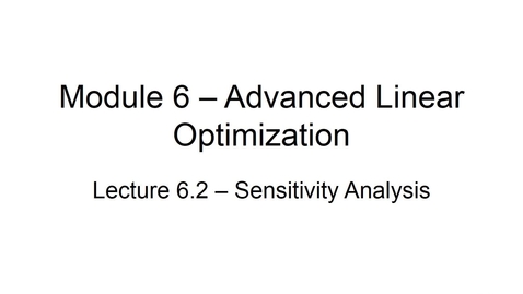 Thumbnail for BANA2082 White L6.2 Sensitivity Analysis