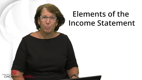 Thumbnail for entry ACCT7000-Elements of the Income Statement