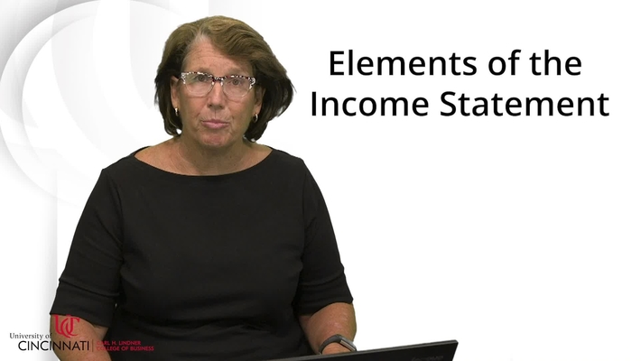 ACCT7000-Elements of the Income Statement