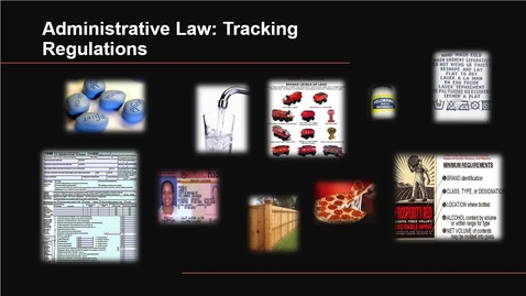 Thumbnail for entry Administrative Law Research: Tracking Regulations -- by Susan M Boland