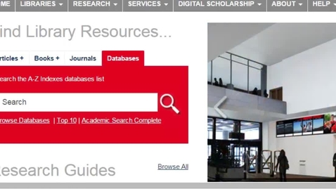 Thumbnail for Finding Databases