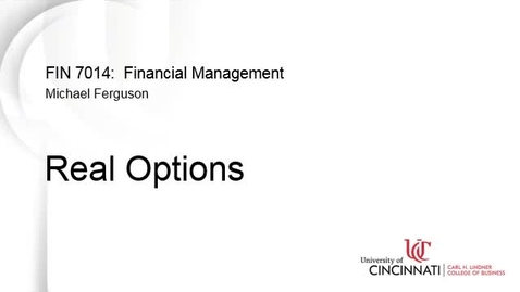 Thumbnail for Real Options