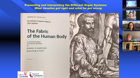 Thumbnail for The Illustrated Human: The Impact of Andreas Vesalius, Lecture 5, &quot;Presenting and Interpreting the Different Organ Systems,&quot; 2/15/2022, 12 PM, Kresge Auditorium &amp; Livestreamed, University of Cincinnati