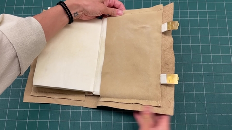 Thumbnail for Tutorial on how to use a leather chemise (on a Book of Hours model)