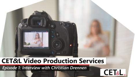 Thumbnail for entry CET&amp;L Video Production Services Episode 1 - Interview with Christian Drennen