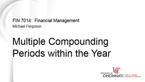 Thumbnail for entry Multiple Compounding Periods