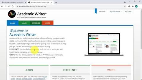 Thumbnail for Academic Writer Basics