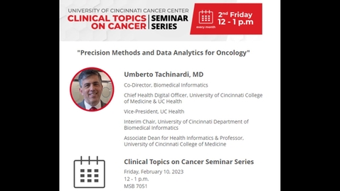 Thumbnail for 021023 Umberto Tachinardi, MD, MS, FACMI, FAMIA, FIAHSI