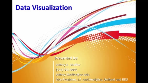 Thumbnail for entry Visualization and Data Presentation