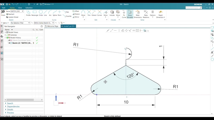 Thumbnail for channel Siemens CAD NX 1953 Dimensions and Relations