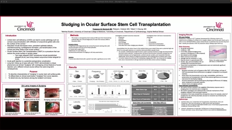 Thumbnail for entry Reinisch, C, Sludging in Ocular Surface Stem Transplantation